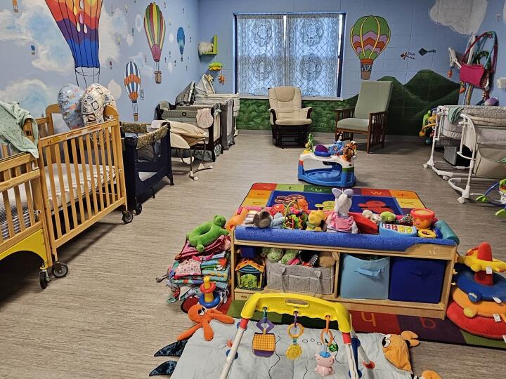 Infant nursery room at A Million Dreamz