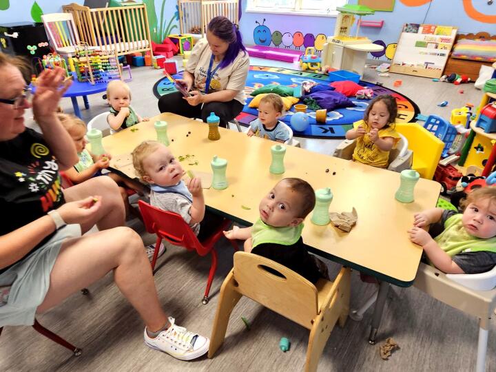 Toddlers in an A Million Dreamz classroom