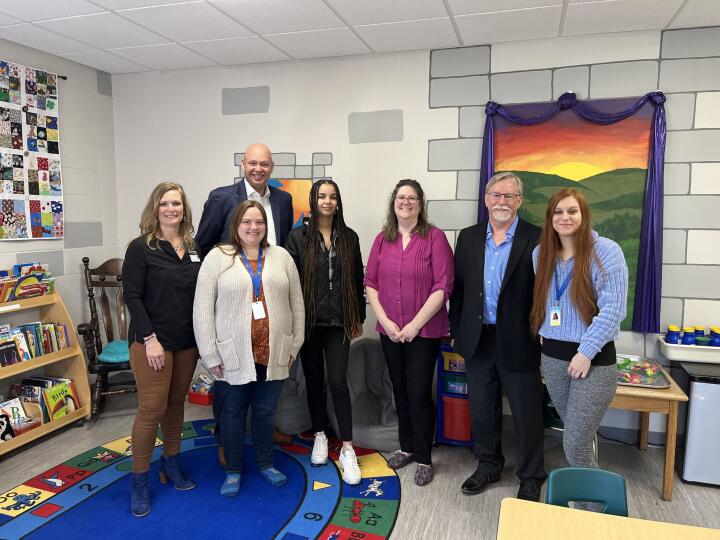 Early childhood education apprentices in training