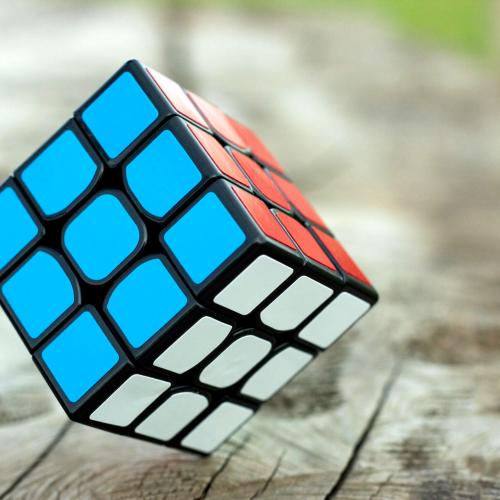 red-white-blue-rubiks-cube